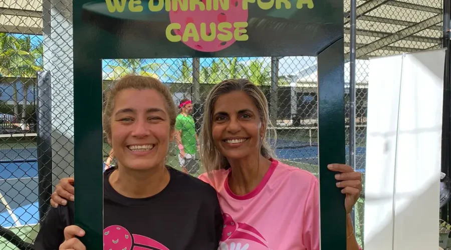 Dink for Pink 2025 Donation Wall